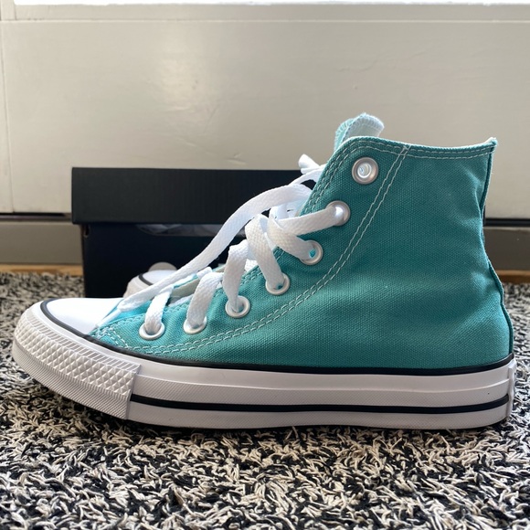Women’s Converse Archive Green High-Top Sneakers Size 5 - Picture 5 of 9